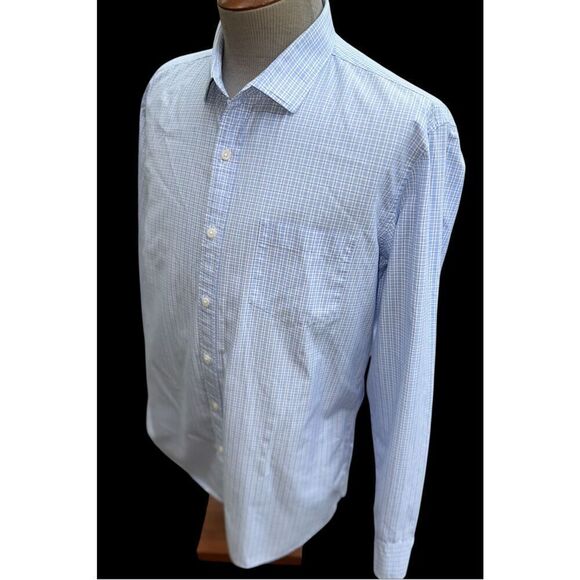J. Crew Thompson Shirtings Men’s Dress Shirt Sz. XL Professional Office - Picture 9 of 16